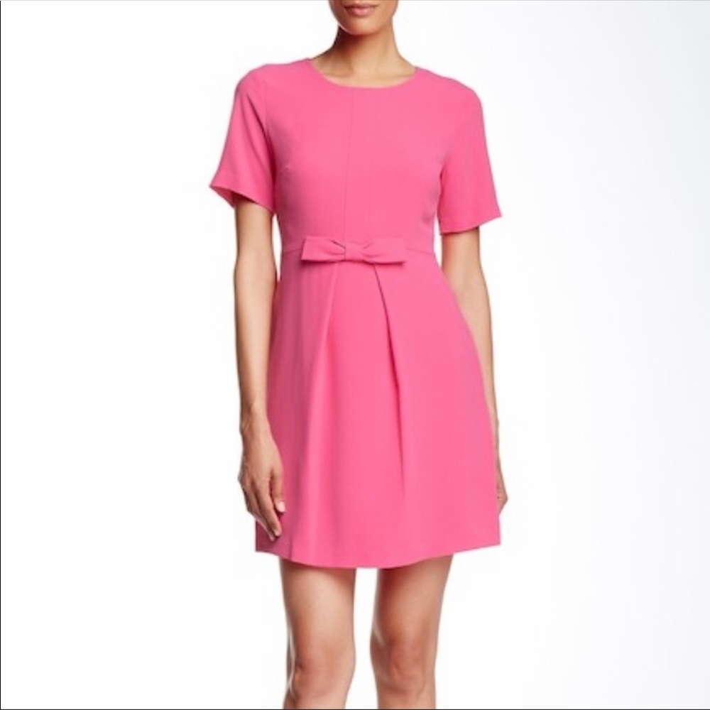 CeCe Short Sleeve Bow Waist Dress